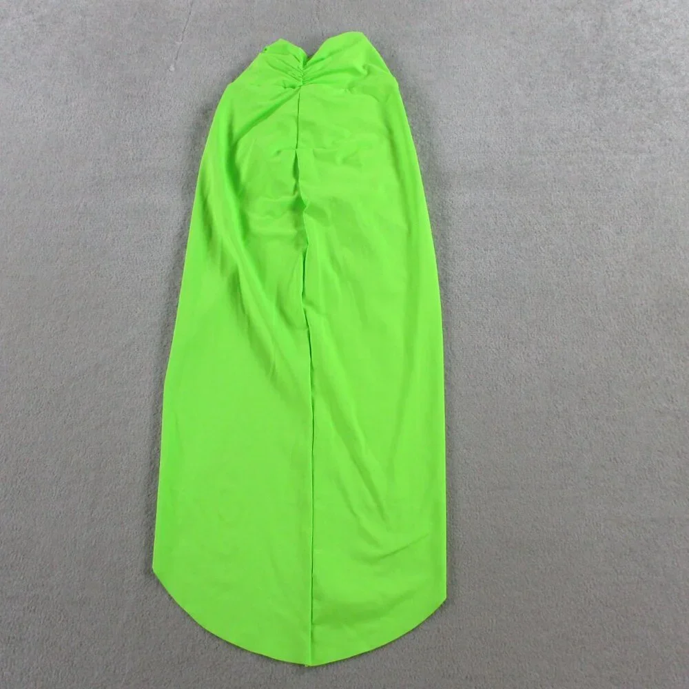 SKIMS Recycled Swim Sarong Skirt Womens 2XS XXS Neon Green Beach Bright Colorful - Picture 2 of 6